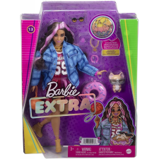 Mattel HDJ46 Barbie Extra Jersey rohás kosárlabda alakú táskával barbie baba