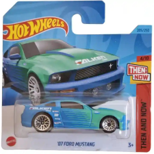 Mattel Hot Wheels '07 Ford Mustang kisautó autópálya és játékautó