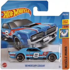 Mattel Hot Wheels '68 Mercury Cougar kisautó autópálya és játékautó