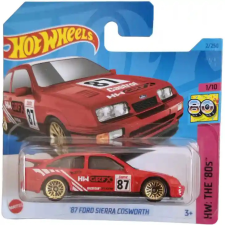 Mattel Hot Wheels '87 Ford Sierra Cosworth kisautó autópálya és játékautó