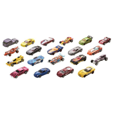 Mattel Hot Wheels autó szett, 20db autópálya és játékautó