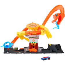Mattel Hot Wheels City Cobra Autópálya (HTN81) autópálya és játékautó
