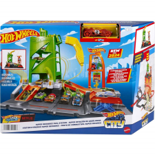 Mattel Hot Wheels: City töltőállomás pályaszett 1db kisautóval - Mattel autópálya és játékautó