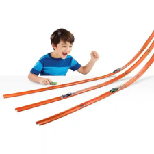 Mattel Hot Wheels egyenes pályaelemek kisautóval autópálya és játékautó