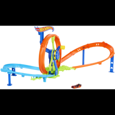 Mattel Hot Wheels Řetězový náraz a angličák (0194735266357) autópálya és játékautó