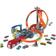 Mattel Hot Wheels forgó őrület motorizált versenypálya autópálya és játékautó