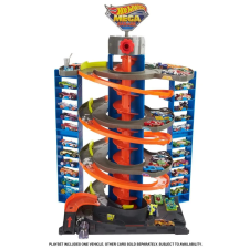 Mattel Hot Wheels GTT95 Mega garázs kisautóval autópálya és játékautó