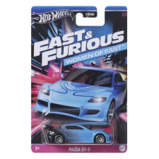Mattel Hot Wheels: Halálos iramban Women of Fast kisautó - Mazda RX-8 autópálya és játékautó