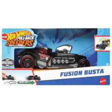 Mattel Hot Wheels: Hátrahúzható Gusion Busta kisautó, 1: 43 autópálya és játékautó