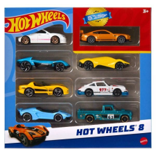 Mattel Hot Wheels: Kisautó csomag - 8-db-os autópálya és játékautó