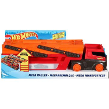 Mattel Hot Wheels Mega Hauler autópálya és játékautó