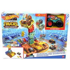 Mattel Hot Wheels: Monster Trucks Live Aréna Középdöntő - Autóugrás kihívás - Mattel autópálya és játékautó