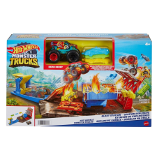 Mattel Hot Wheels Monster Trucks Set Blast Station társasjáték