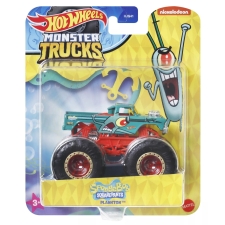 Mattel Hot Wheels: Monster Trucks Spongyabob Kockanadrág - Plankton autópálya és játékautó