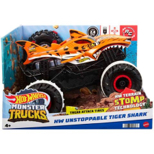 Mattel Hot Wheels Monster Trucks távirányítós terepmászó Tiger Shark járgány 1:15 (HGV87) (HGV87) - Távirányítós jármű távirányítós modell