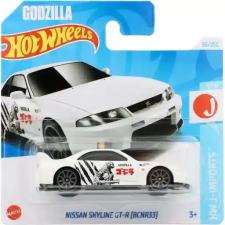 Mattel Hot Wheels Nissan Skyline GT-R (BCNR33) Godzilla kisautó autópálya és játékautó