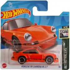 Mattel Hot Wheels Porsche 911 Carrera RS 2.7 kisautó autópálya és játékautó
