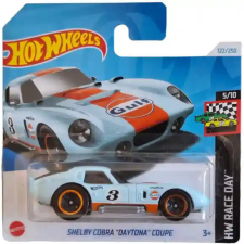 Mattel Hot Wheels Shelby Cobra "Daytona" Coupe kisautó autópálya és játékautó