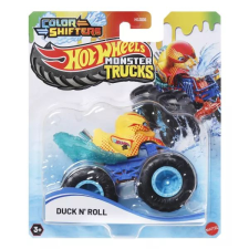 Mattel Hot Wheels: Színváltós Monster Truck autó - Duck N Roll autópálya és játékautó