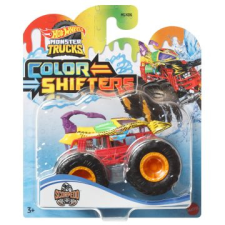 Mattel Hot wheels: színváltós monster trucks autó, 1:64 - scorpedo autópálya és játékautó