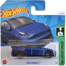 Mattel Hot Wheels Tesla Model Y kisautó autópálya és játékautó