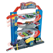 Mattel Hot Wheels Trükkös garázs autópálya és játékautó