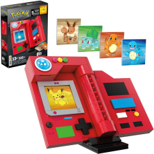 Mattel HYM37 MEGA Pokémon Kanto régió Pokédex építőkészlet barkácsolás, építés