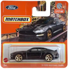 Mattel Matchbox &#039;19 Ford Mustang Coupe kisautó autópálya és játékautó