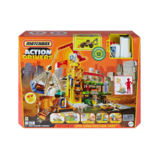 Mattel Matchbox - Action Drivers - Építkezés játékszett autópálya és játékautó