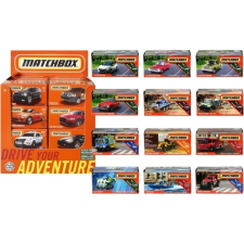 Mattel Matchbox: Nissan NV Van kisautó papírdobozban - sárga (DNK70) autópálya és játékautó