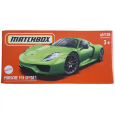 Mattel Matchbox Porsche 918 Spyder kisautó autópálya és játékautó
