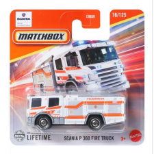 Mattel Matchbox: Scania P 360 Fire Truck kisautó autópálya és játékautó