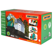 Mattel Matchbox Szelektív hulladékgyűjtő teherautó autópálya és játékautó