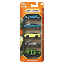 Mattel Matchbox szett 5 fém autóból Mbx Blue Highways Ii méretarány 1:64 autópálya és játékautó