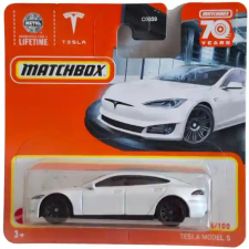Mattel Matchbox Tesla Model S kisautó autópálya és játékautó