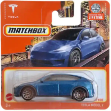 Mattel Matchbox Tesla Model Y kisautó autópálya és játékautó