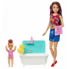 Mattel Mattel Barbie játékkészlet-fürdés barbie baba