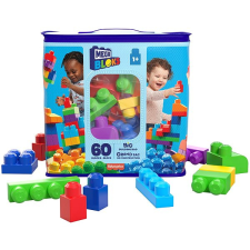 Mattel Mega Bloks Építőkockák táskában fiúknak (60 db) készségfejlesztő