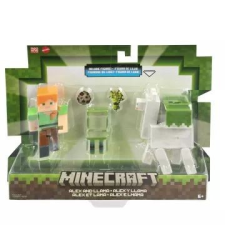 Mattel Minecraft: Craft-a-Block dupla csomag - Alex és láma játékfigura