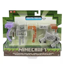 Mattel Minecraft: Craft-a-Block dupla csomag - Csontváz és csontváz ló játékfigura