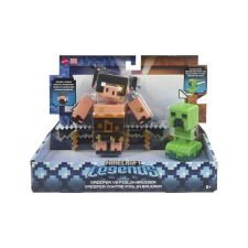 Mattel Minecraft Legends akciófigura készlet - Creeper vs. Piglin Bruiser (GYR99) játékfigura