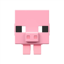 Mattel Minecraft Mini Mob fej - Pig (HDV60/HDV77) akciófigura