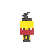 Mattel Minecraft Mini Mob Head - Blaze (HDV64/HKR67) akciófigura