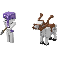 Mattel Minecraft Skeleton and Trap Horse, 8 cm, duplacsomag játékfigura