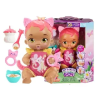 Mattel : My Garden Baby Édi-Bébi interaktív baba Rózsaszín cica  - Baba