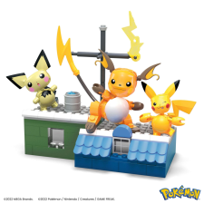 Mattel Pokémon Mega Construx - Pikachu Evolution készlet barkácsolás, építés