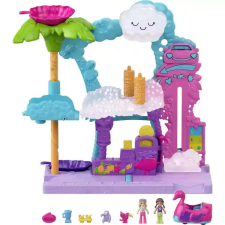 Mattel Polly Pocket flamingó autómosó játékkészlet játékfigura