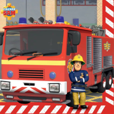 Mattel Sam a Tűzoltó szalvéta 16 DARABOS, 33x33 cm party kellék