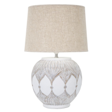 Mauro Ferretti asztal lamp polyresin round atene ø 38x59cm világítás