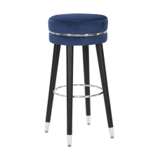 Mauro Ferretti Bar stool paris blu/silver ø 35x74cm bútor